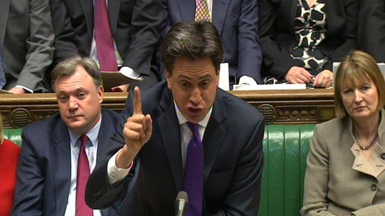 During Prime Minister's Questions as leader of the opposition in 2015. Pic: PA