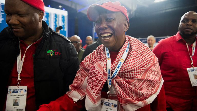 EFF leader Julius Malema. Pic: Reuters