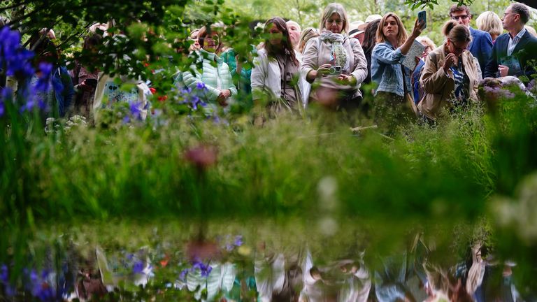 Ulla Maria won gold at this year's Chelsea Flower Show for her Forest Bathing garden. Photo: PA