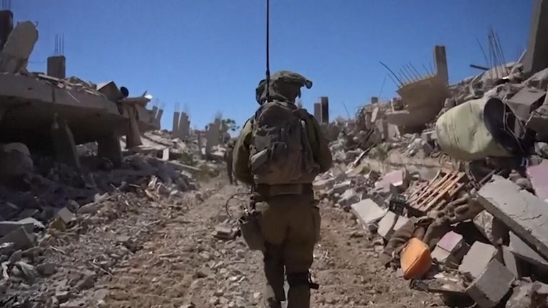 Israeli soldiers enter Gaza strip after Biden announces plan for ceasefire