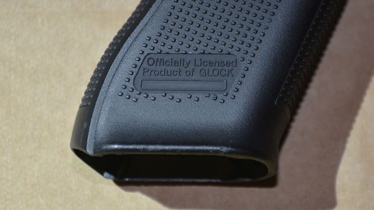 The gun had Glock markings.  Photo: Utica Police Department