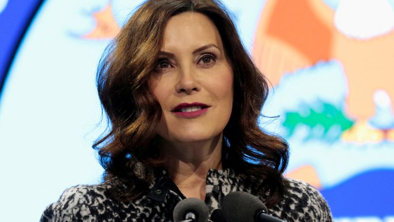 Gretchen Whitmer has been talked about as a possible future presidential candidate. Pic: Reuters
