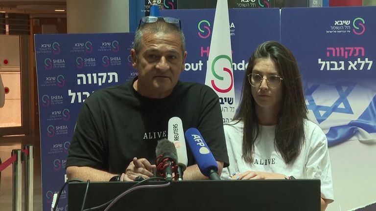 Relatives of recovered Israeli hostage Almog Meir Jan tell of emotional reunion