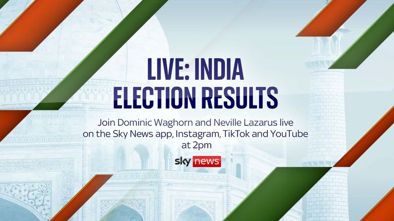 India elections results live on Sky News