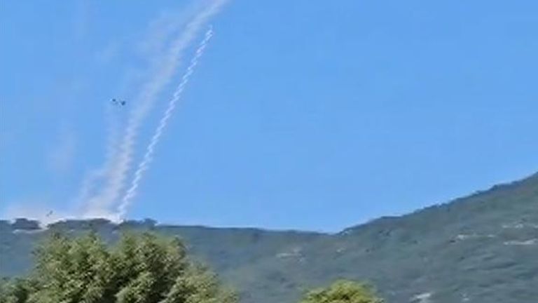Israel intercepts Hezbollah rockets