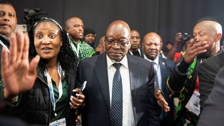 Former President Jacob Zuma has formed a new party. Pic: Reuters 