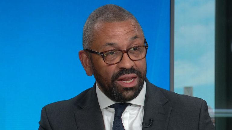 James Cleverly reacts to poll which predicts big losses for the Conservatives