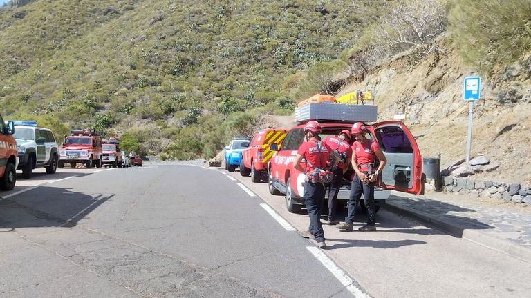 Pic: Bomberos Voluntarios de Santiago del Teide
