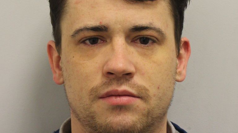 Undated file photo issued by the Metropolitan Police of sexual predator Jordan McSweeney, 29, who murdered Zara Aleena in Ilford, east London, in June 2022. McSweeney won a Court of Appeal bid to reduce the minimum sentence of his sentence of life imprisonment.  Issue date: Friday, November 3, 2023.
