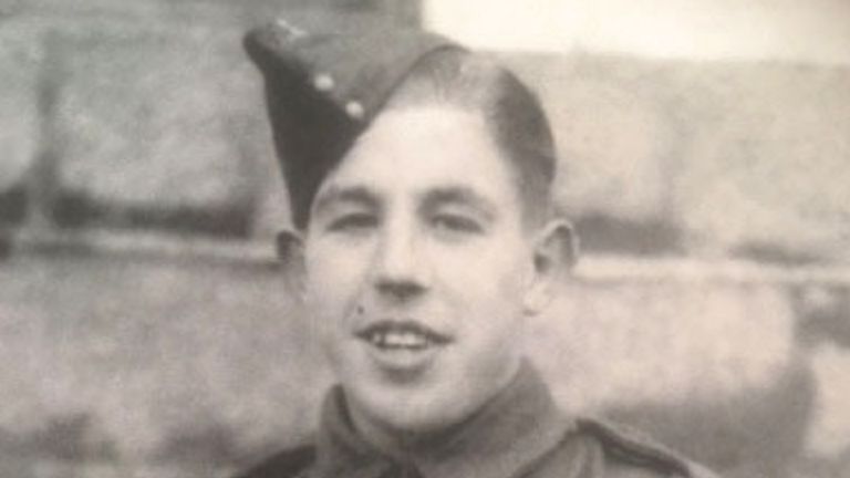 Ken Cooke (D-Day veteran in his younger/wartime days). Pic provided by Tom Parmenter