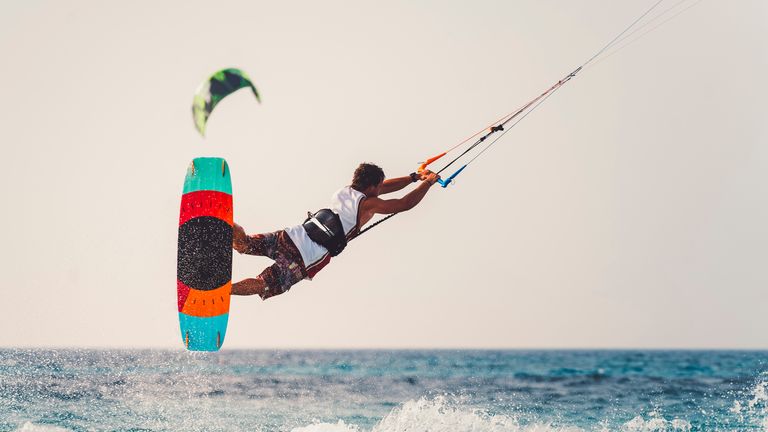 Kitefoiling is one of two new sailing disciplines set to debut at the Paris games. File pic: iStock
