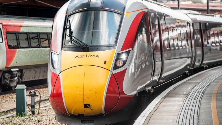 File photo dated 30/07/19 of an Azuma train operated by London North Eastern Railway at York Train Station in Yorkshire. Rail services were severely reduced across large parts of Britain on Sunday as many train drivers and other on-board staff refused to work overtime shifts on the day of England's opening Euro 2024 football match, in what a rail industry source described as a "perfect storm" for poor staff availability. Issue date: Monday June 17, 2024.