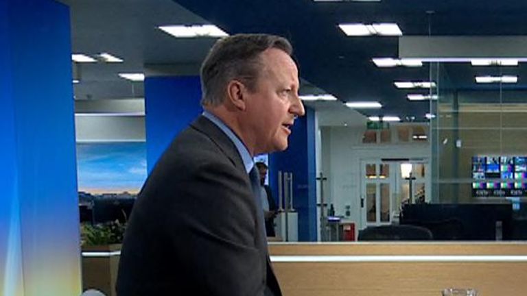 Lord Cameron gives his view on Sky leaders' event