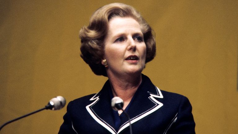 Margaret Thatcher in 1979. Pic: PA