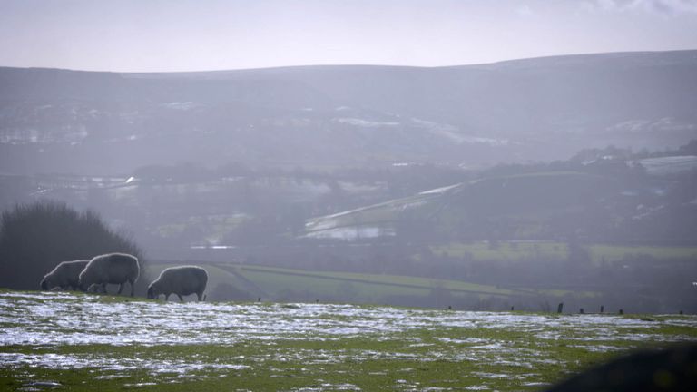 Wintery Derbyshire 