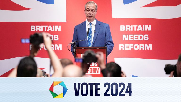 General election latest: Farage announces election U-turn - and reveals which seat he will stand in