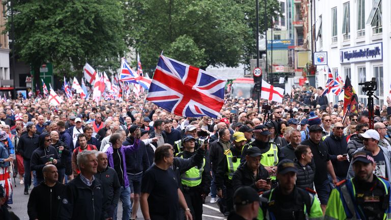 Heavy police presence in London for protests and Champions League final ...