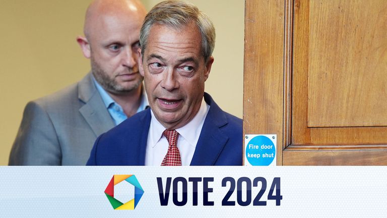 Election latest: Nigel Farage predicts how many votes Reform might win - as Rishi Sunak insists he is 'still fighting very hard'