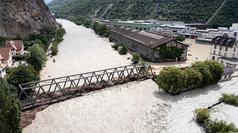 Four Dead After Flooding And Landslides In Switzerland And Northern Four Dead After Flooding And Landslides In Switzerland And Northern