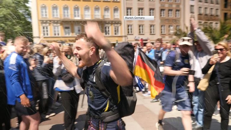 He left Glasgow in May and walked through six countries to raise funds for Brothers in Arms, a men's mental health charity.