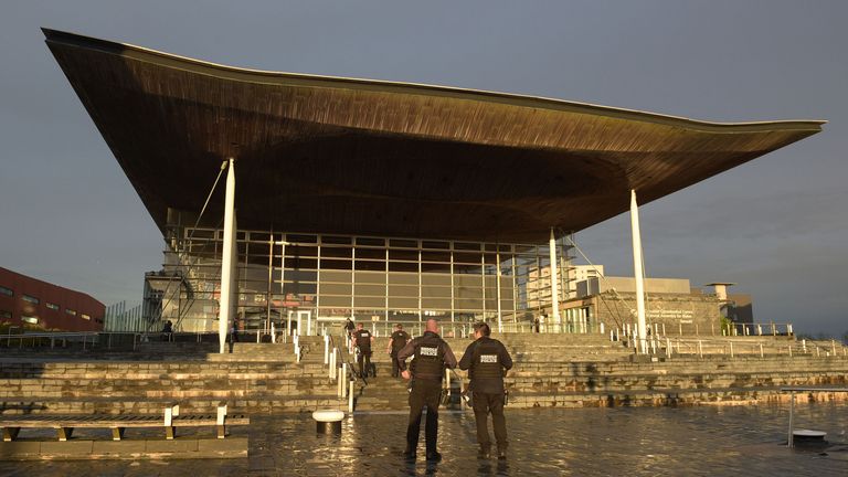 Welsh Senedd in Cardiff Bay. Pic: PA