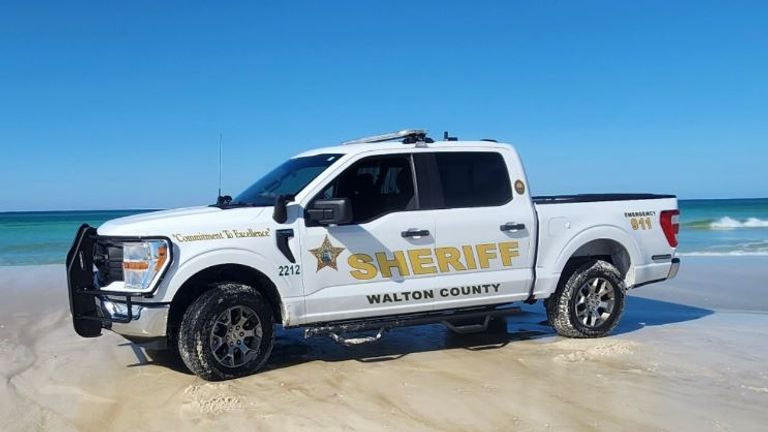 The sheriff's office is patrolling the water. Pic: Walton County Sheriff's Office