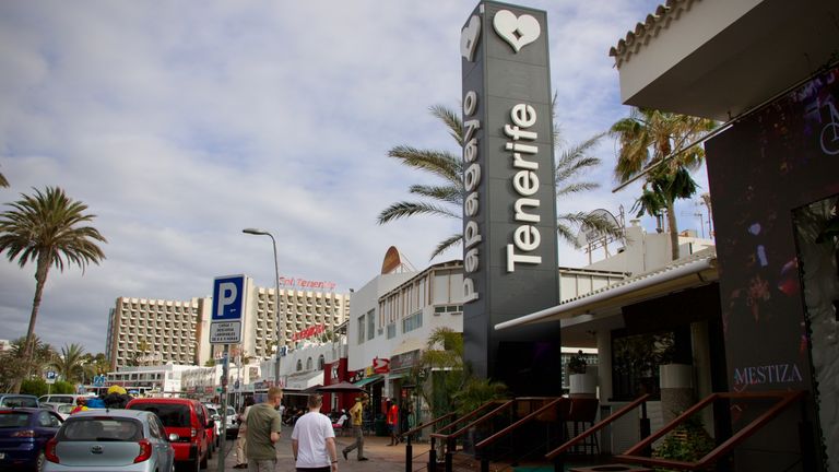 Tenerife strip Papagayo nightclub exterior. Pic: Adele-Momoko Fraser