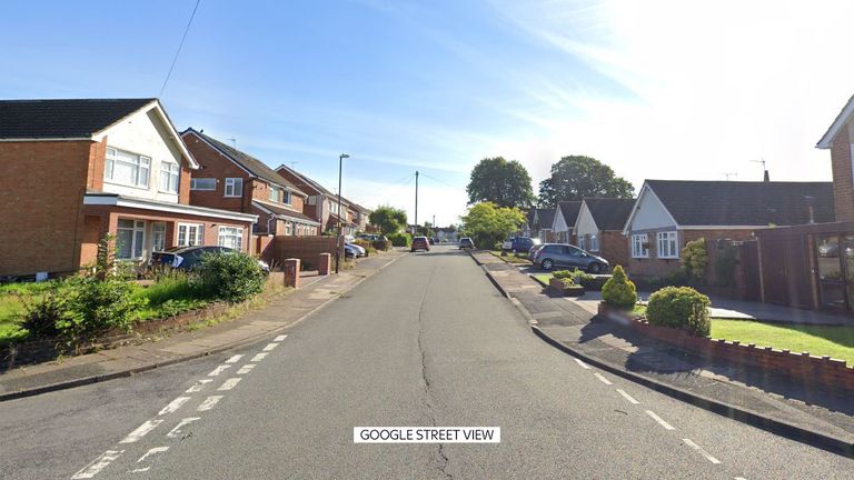 The baby was attacked on Shorncliffe Road in Coventry. Pic: Google Maps