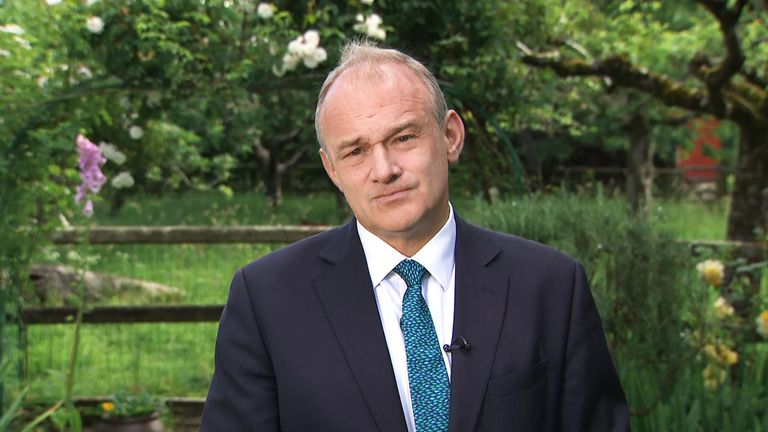 Sir Ed Davey, leader of the Liberal Democrats