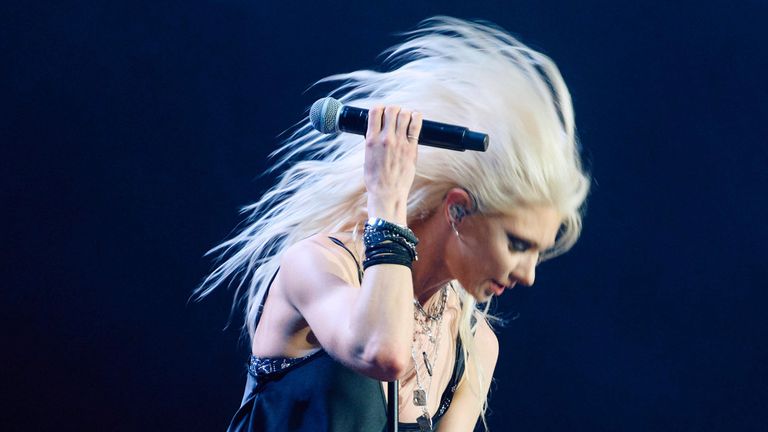 Taylor Momsen during the AC/DC Power Up Tour. File pic: AP
