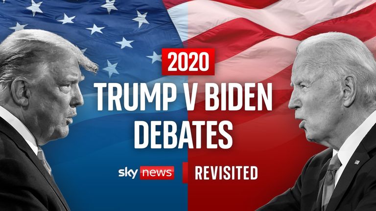 In this episode of Sky News Revisited, we look back at the Donald Trump v Joe Biden debates in 2020 and explore the issues that helped Biden win the election, from COVID-19 to the economy and race. 
