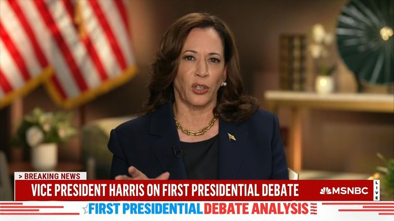 Kamala Harris says Biden had a 'slow start'