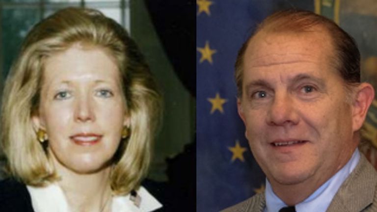 State Rep. Mary Morrissey (left) and state Rep. Jim Carroll (right)