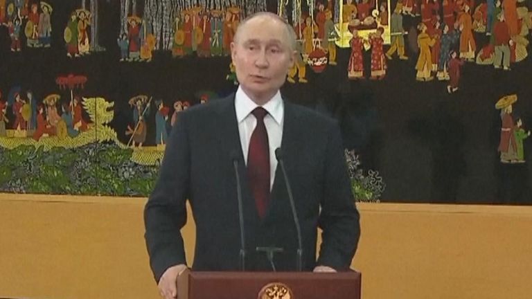 Vladimir Putin issues warning to South Korea over Ukraine