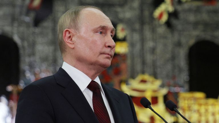 Vladimir Putin said last week that Russia was considering changing its nuclear doctrine.  Photo: Reuters