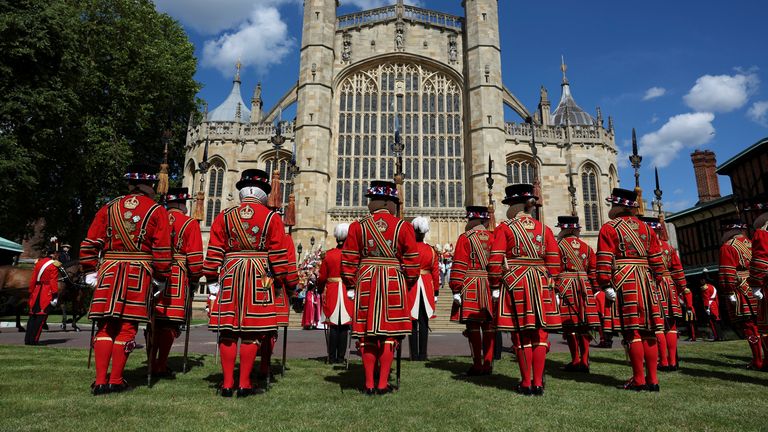 Yeomen of the Guard. Pic: PA