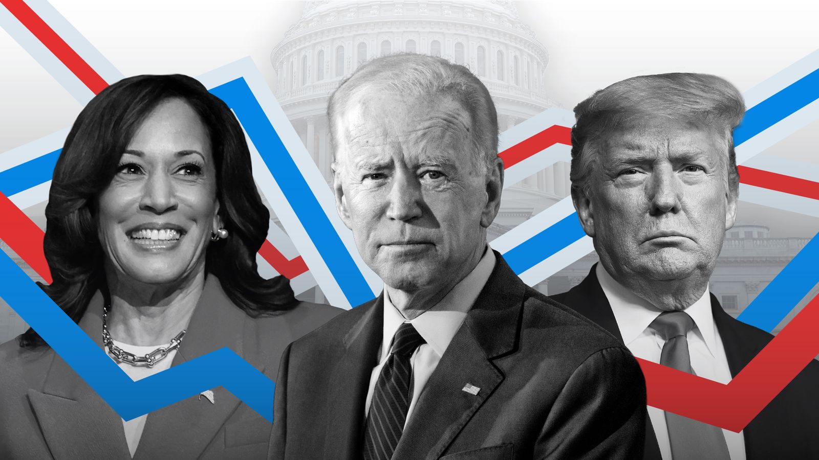 Betting data shows Harris’s chances are on the up but Trump is still leading