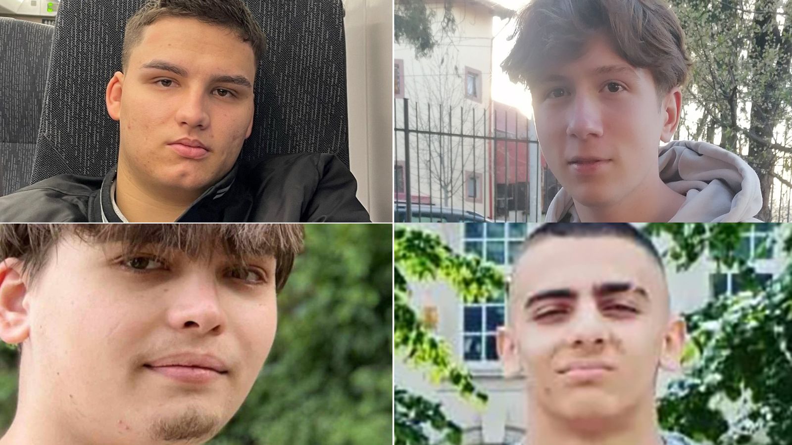'Thanks for all the memories': Families pay tribute to four men killed in Gloucestershire crash