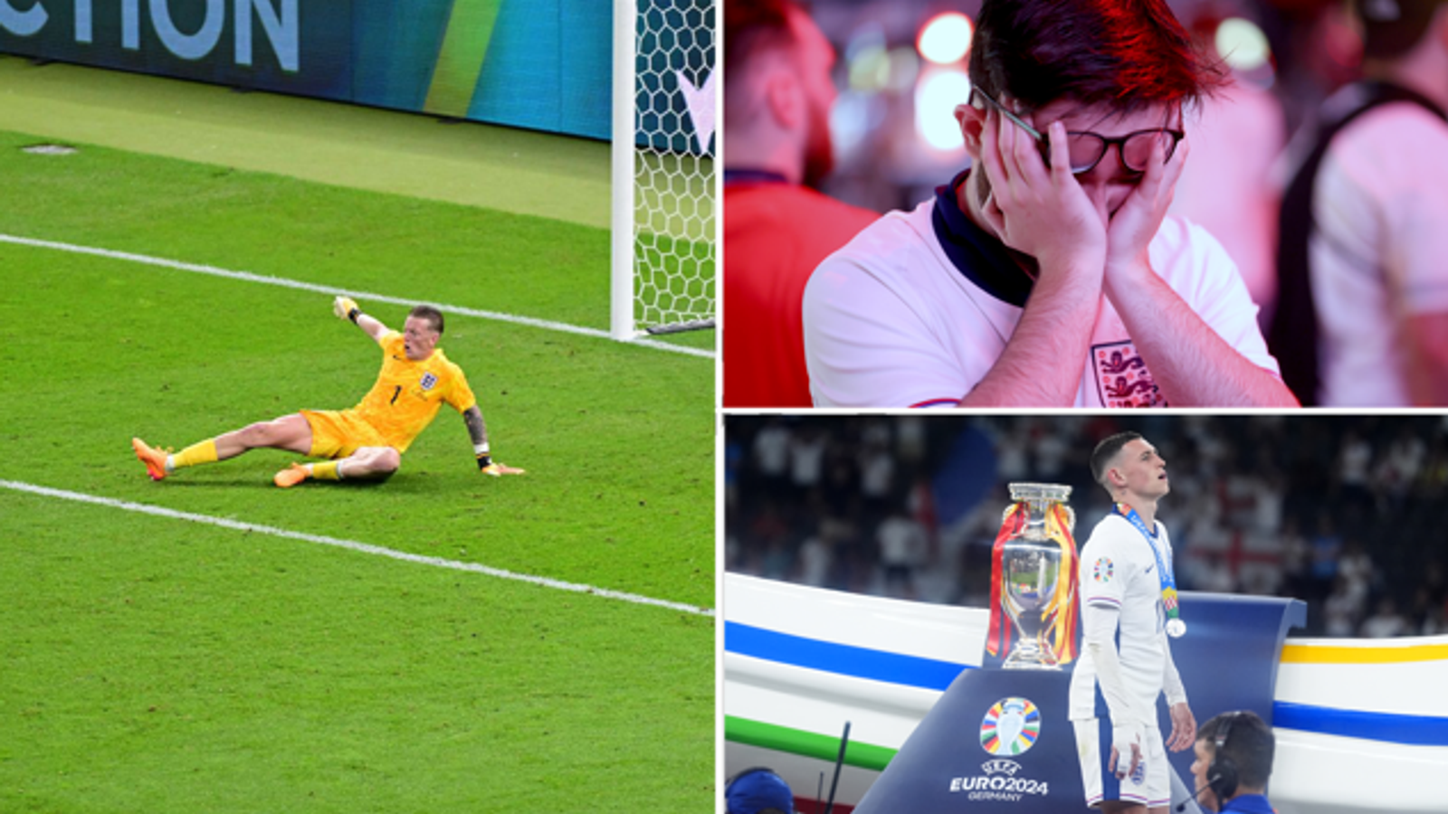 Heartbreak for England as Spain score late to win Euro 2024 final