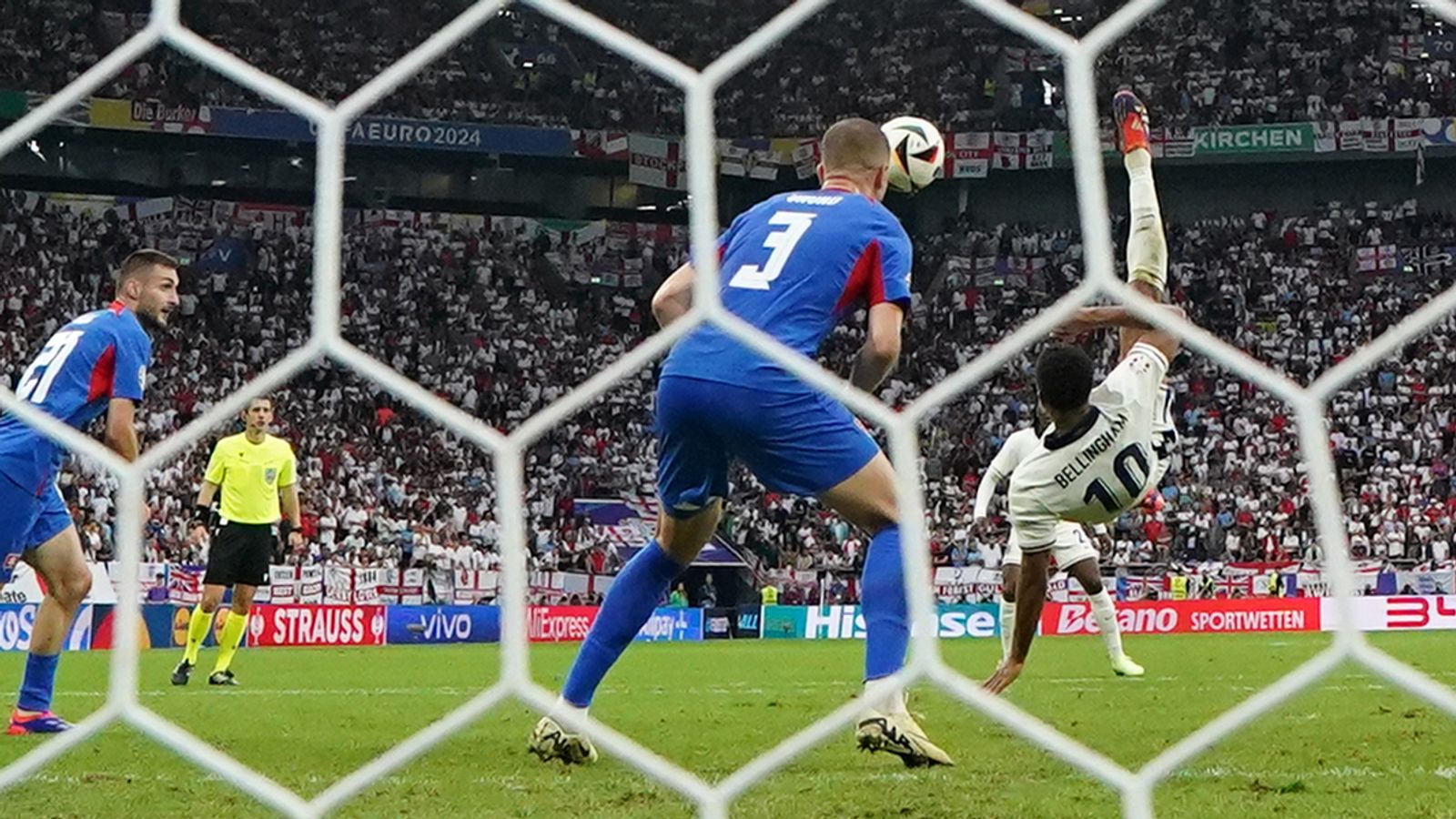 Euro 2024: England fan caught on TV snorting substance sparks police appeal