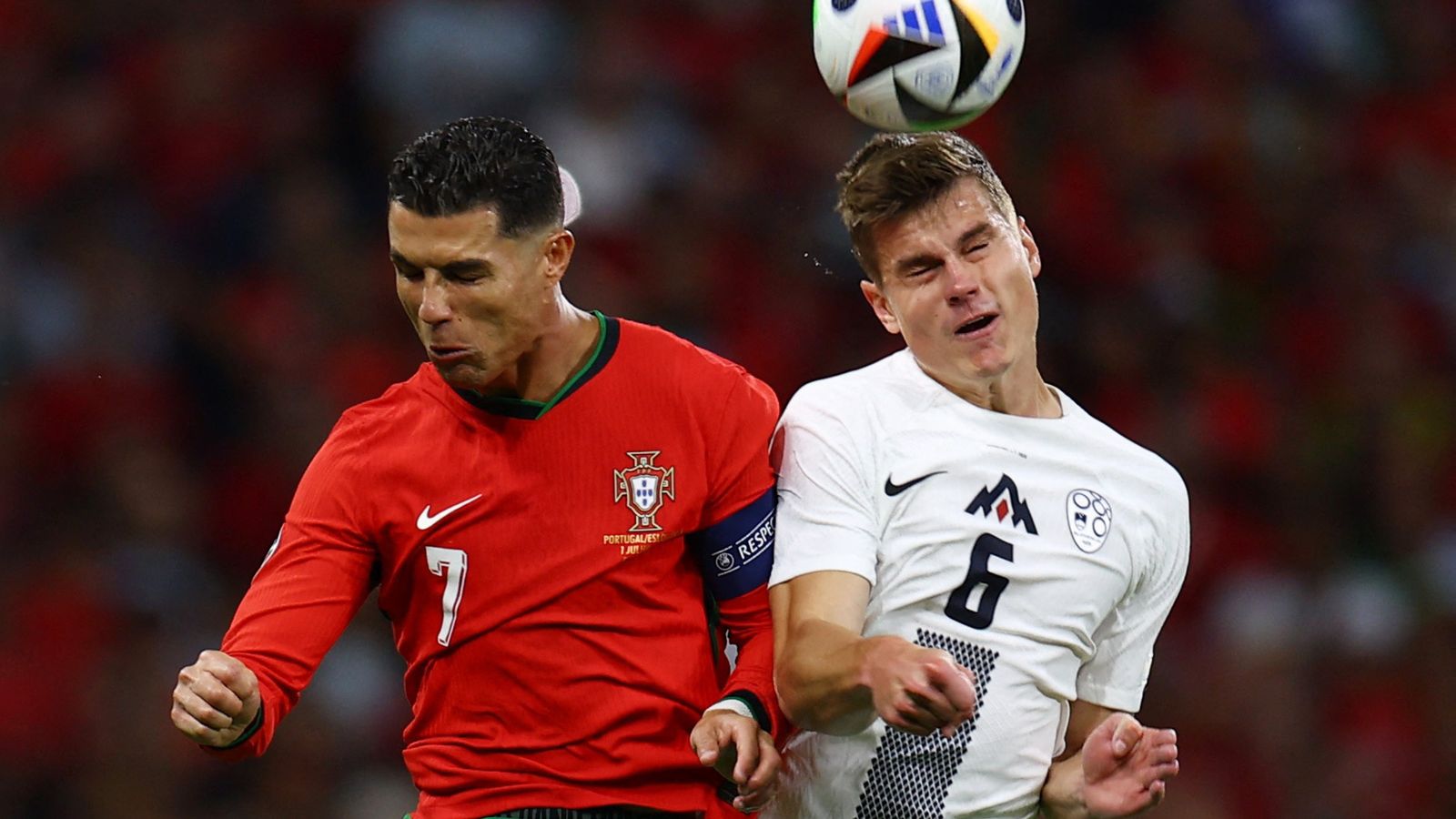 Portugal taking on Slovenia in Euro 2024 – with winner to play France