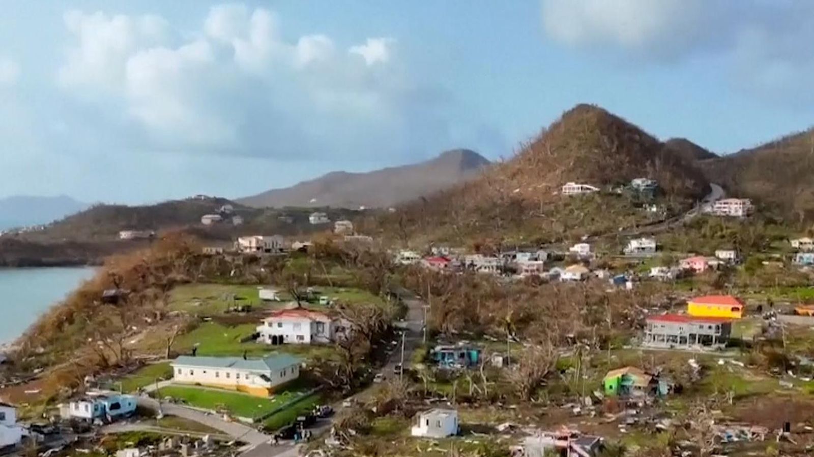 Hurricane Beryl: Drone footage shows devastation caused by storm on ...