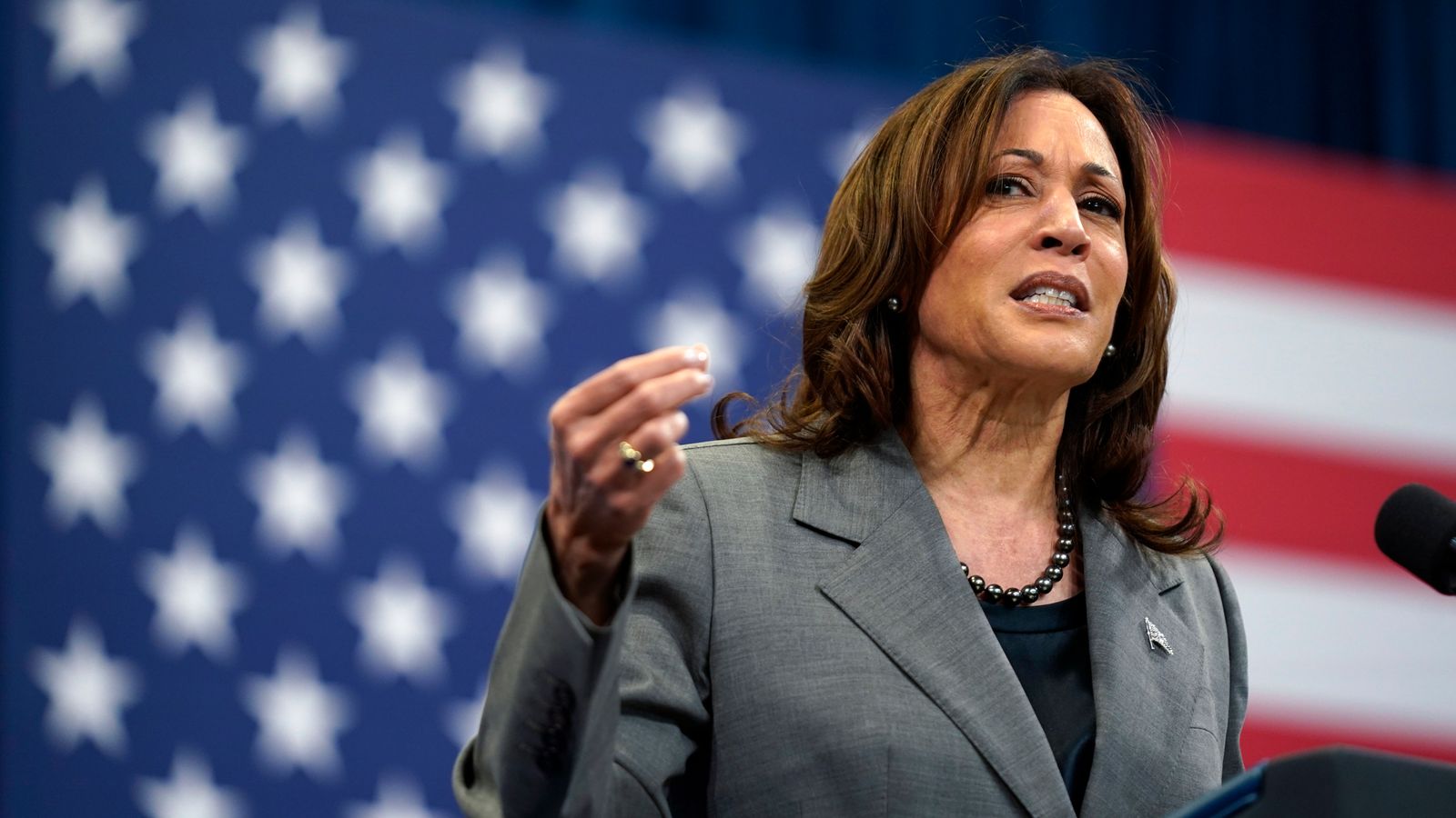 Watch live: Kamala Harris delivers speech at White House | US News ...