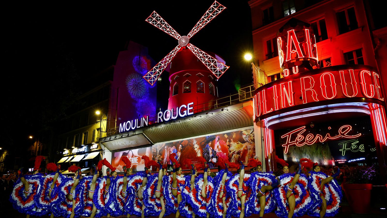 Moulin Rouge windmill restored after collapse - in time for Olympics