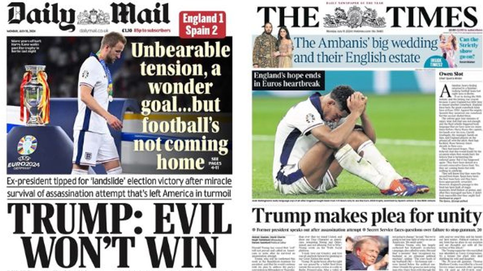 Monday s national newspaper front pages uk news sky news
