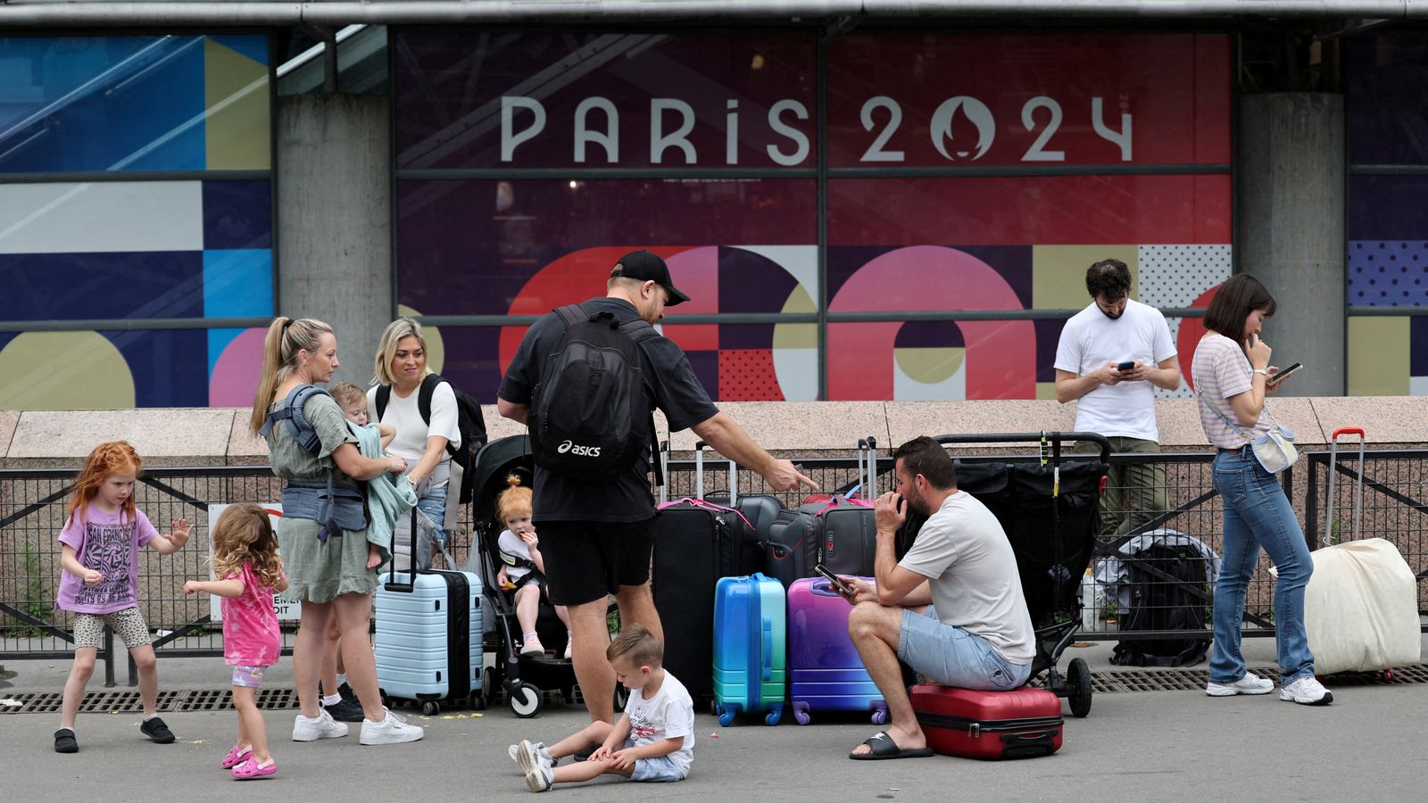 Who would cause such chaos on France's rail network before the Olympics, and avoid claiming publicity?