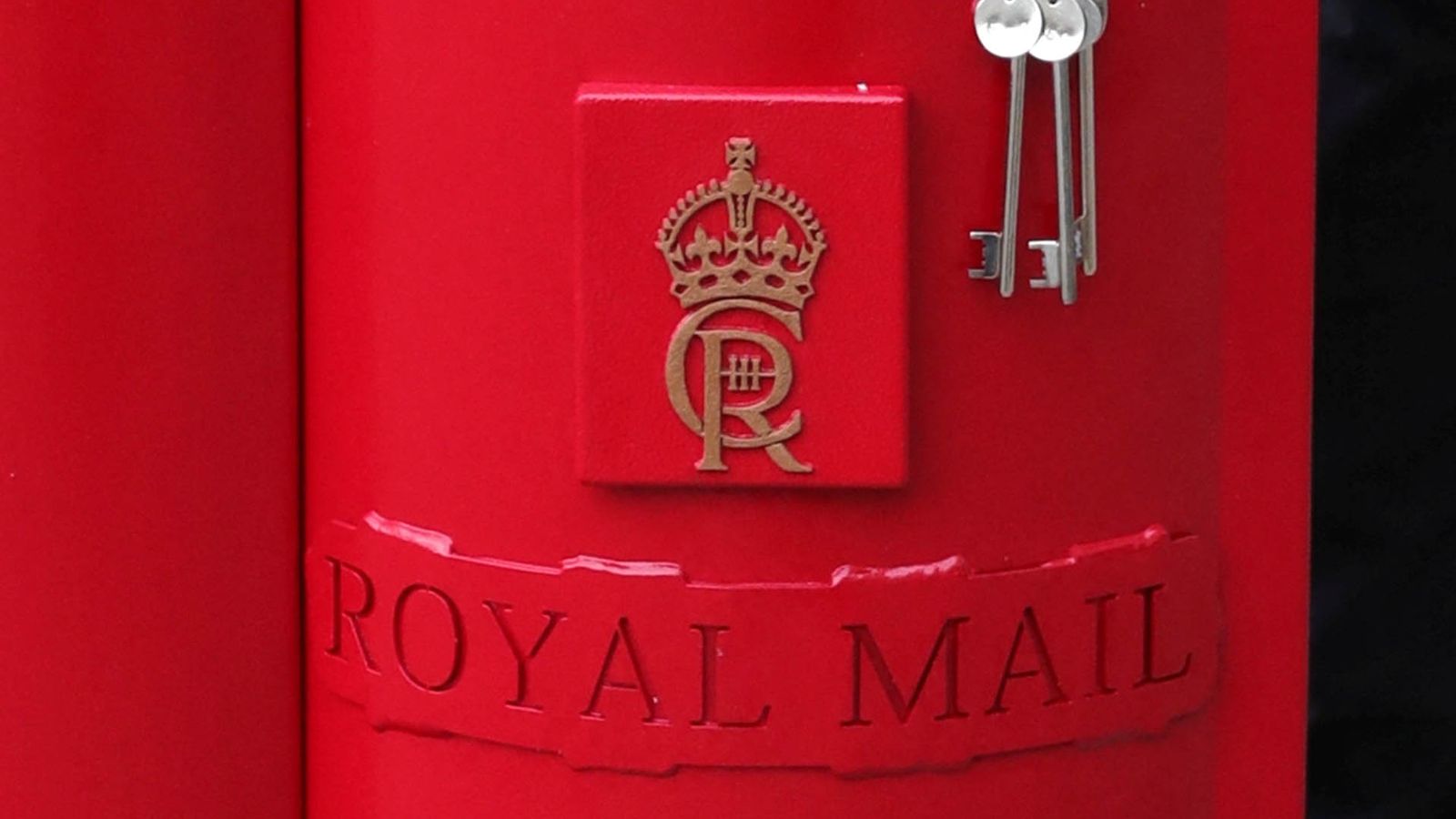 First post box with King's cypher installed | UK News | Sky News