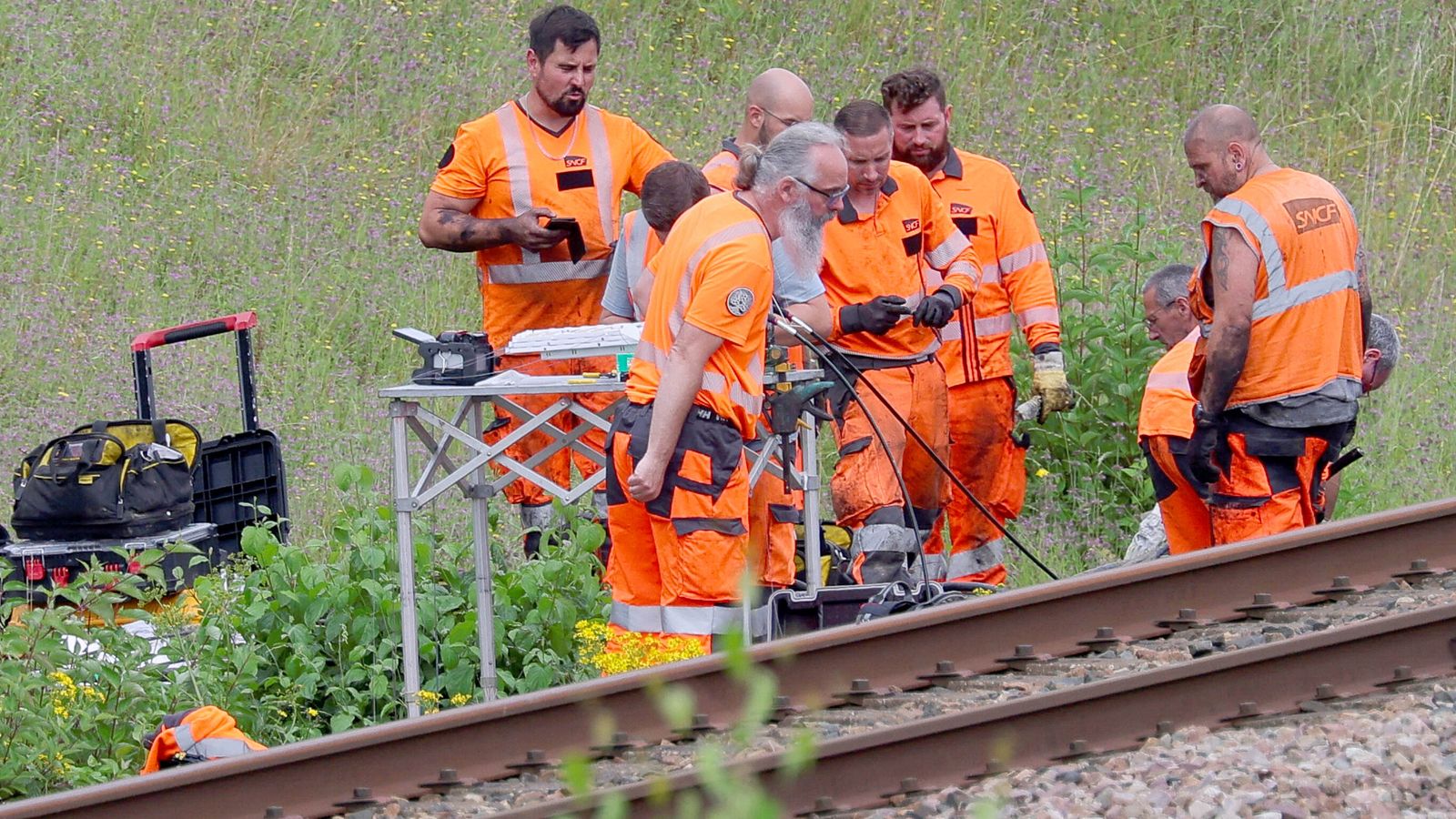 Olympic sabotage arsonists target Paris games with attacks on high speed rail routes