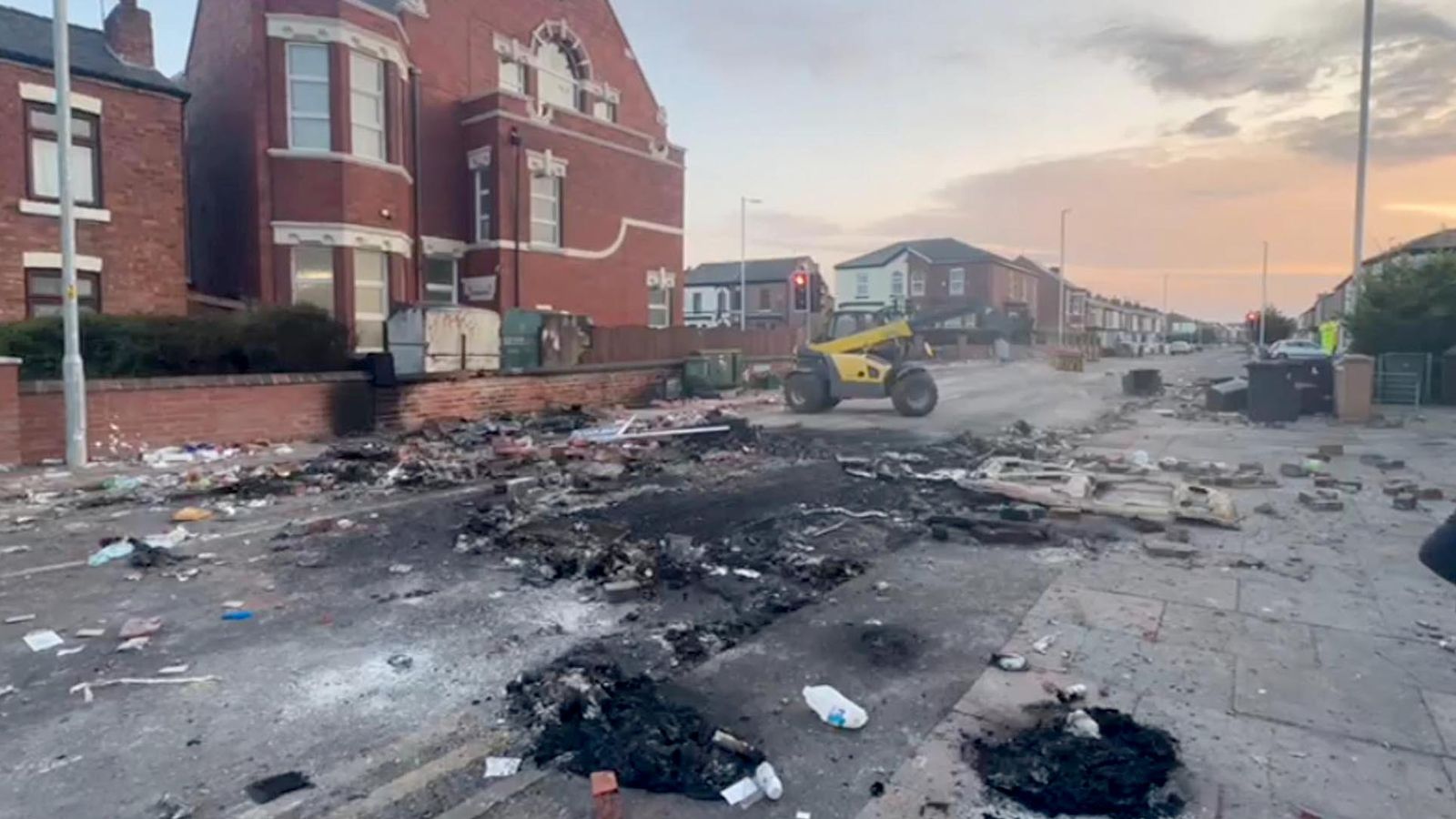 Southport: Police officers injured in disorder outside mosque in wake ...