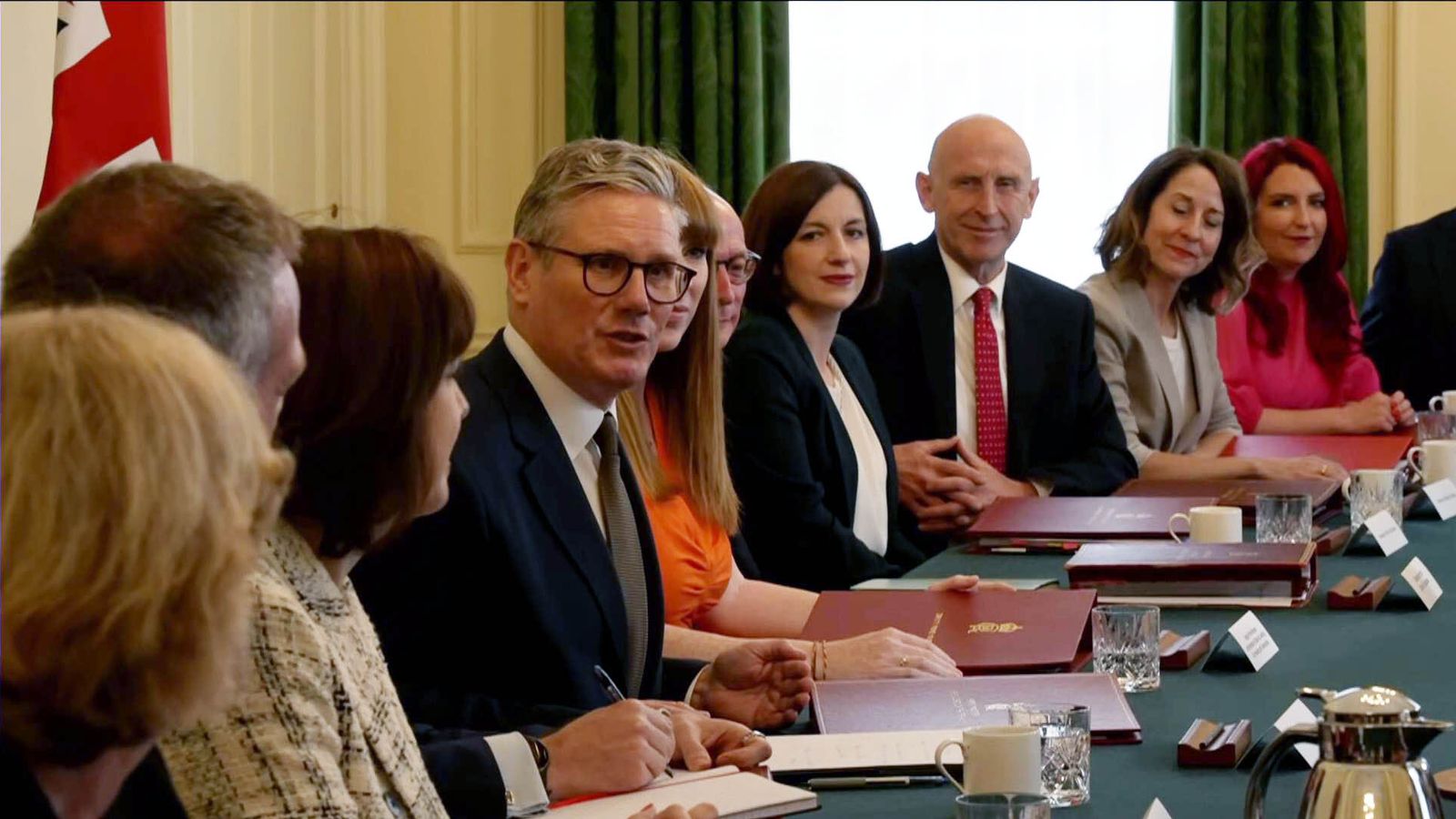 New PM Sir Keir Starmer holds first cabinet meeting after landslide victory | Politics News
